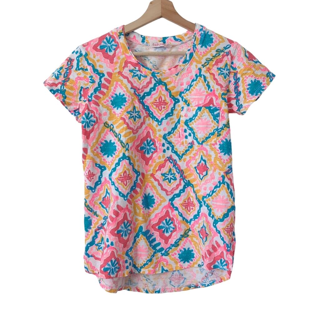Fresh Produce Womens Top Colorful Bright XS T-shirt Summer Spring